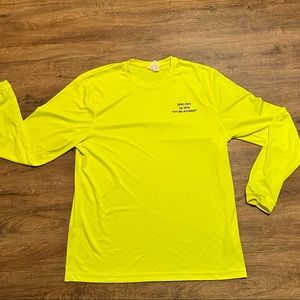 Clique Spin Tee Neon Yellow Size Large